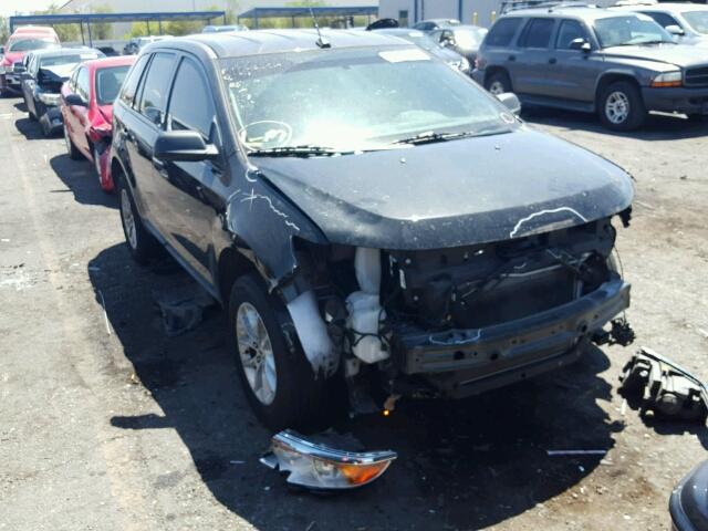 2FMDK3GC6EBA95467 - 2014 FORD EDGE SE BLACK photo 1