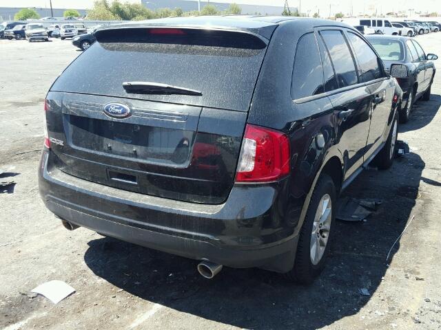 2FMDK3GC6EBA95467 - 2014 FORD EDGE SE BLACK photo 4