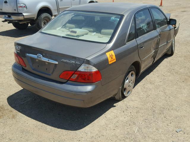 4T1BF28B64U352907 - 2004 TOYOTA AVALON XL GRAY photo 4