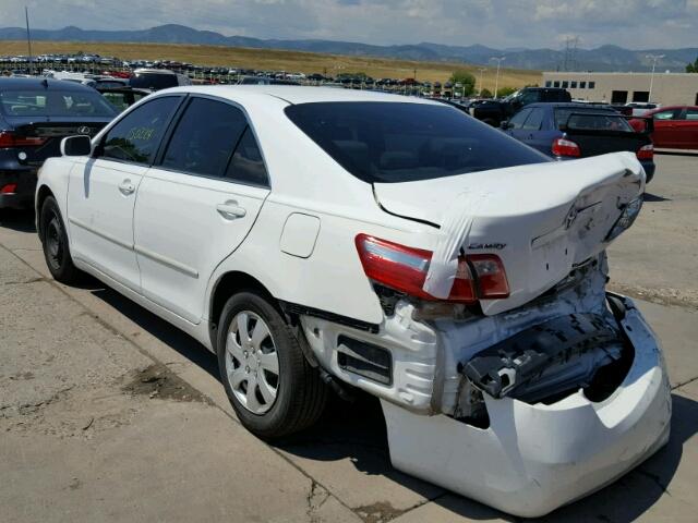 4T1BE46K99U878537 - 2009 TOYOTA CAMRY BASE WHITE photo 3