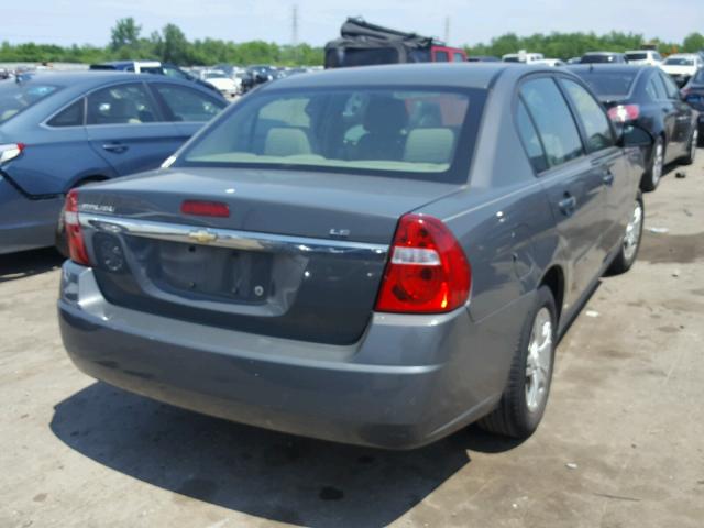 1G1ZS58F37F315494 - 2007 CHEVROLET MALIBU LS 灰色 照片 4