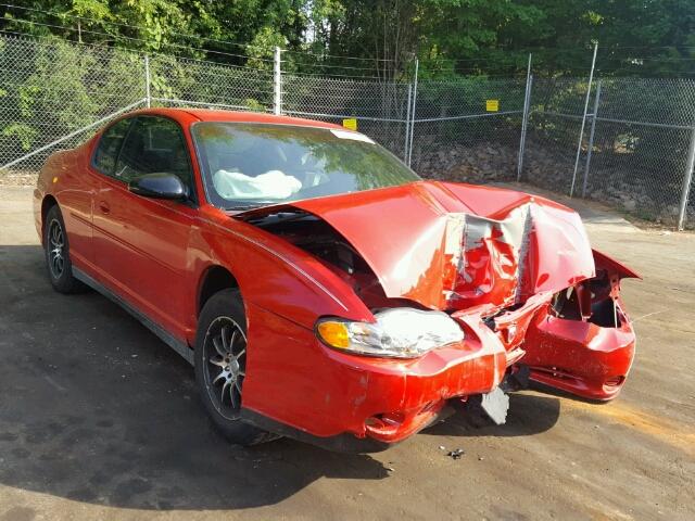 2G1WW12EX39438647 - 2003 CHEVROLET MONTE CARL 红色 照片 1