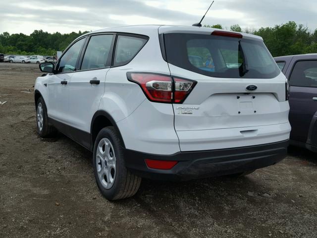 1FMCU0F77HUC76200 - 2017 FORD ESCAPE S WHITE photo 3