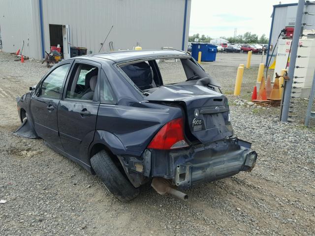 1FAHP34373W342993 - 2003 FORD FOCUS SE C BLUE photo 3