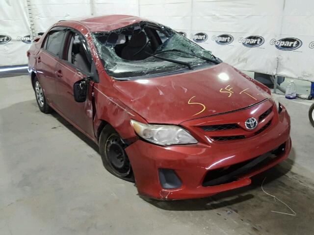 2T1BU4EE9BC561573 - 2011 TOYOTA COROLLA RED photo 1