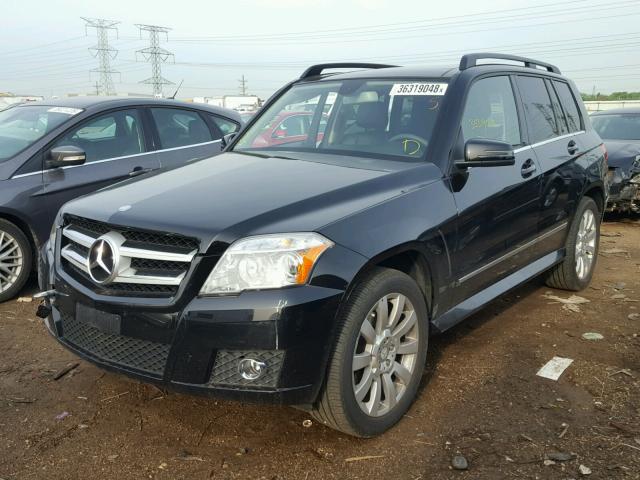 WDCGG8HB7AF403867 - 2010 MERCEDES-BENZ GLK 350 4M BLACK photo 2