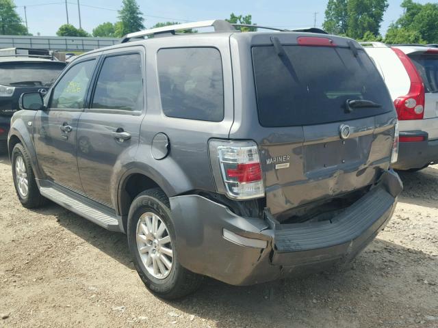 4M2CU87G59KJ17135 - 2009 MERCURY MARINER PR GRAY photo 3