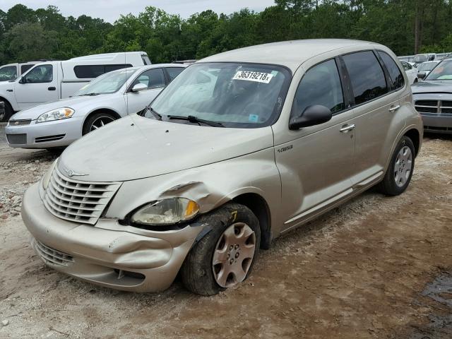 3C4FY58B65T624336 - 2005 CHRYSLER PT CRUISER GOLD photo 2