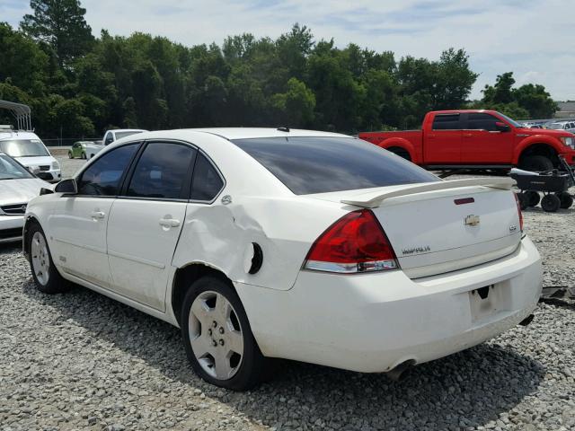 2G1WD58C389212153 - 2008 CHEVROLET IMPALA SUP თეთრი ფოტო 3