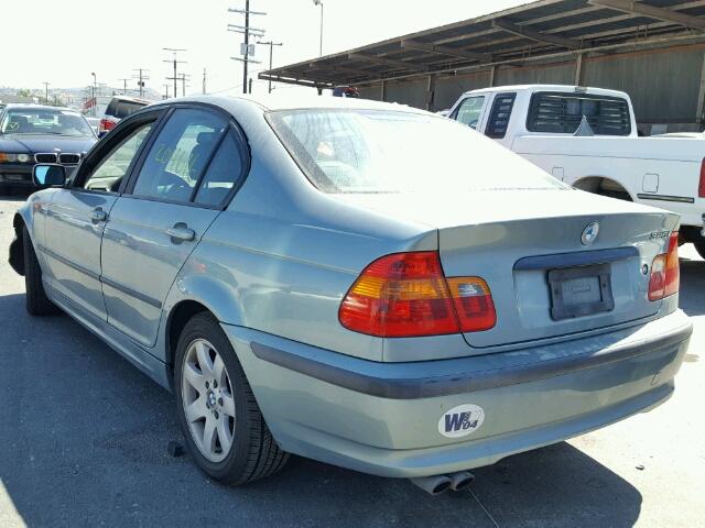 WBAET37462NG71587 - 2002 BMW 325 I GREEN photo 3