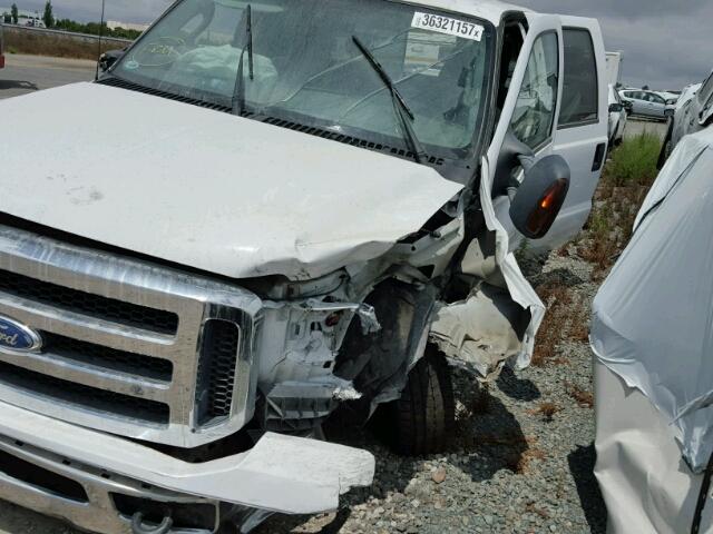 1FTSW20P46EB68476 - 2006 FORD F250 SUPER WHITE photo 10