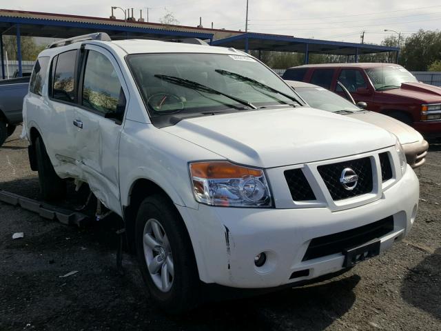 5N1BA0ND2EN612837 - 2014 NISSAN ARMADA SV WHITE photo 1