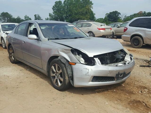 JNKCV51F05M302918 - 2005 INFINITI G35 SILVER photo 1