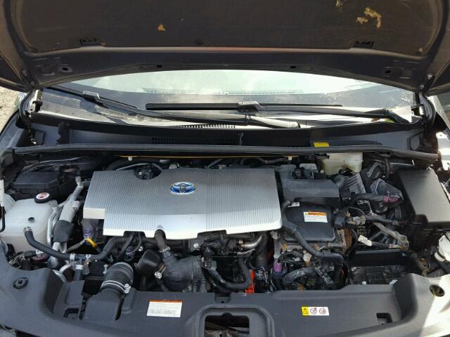 JTDKARFP0H3033086 - 2017 TOYOTA PRIUS PRIM ნაცრისფერი ფოტო 7