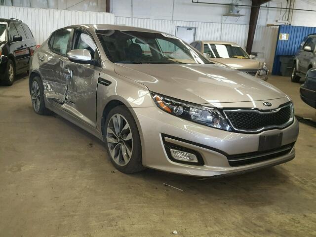 5XXGR4A79FG404218 - 2015 KIA OPTIMA SX SILVER photo 1