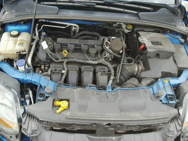 1FAHP3N22CL311142 - 2012 FORD FOCUS TITA BLUE photo 7