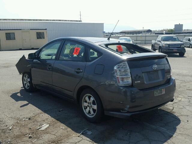 JTDKB20U073270775 - 2007 TOYOTA PRIUS GRAY photo 3