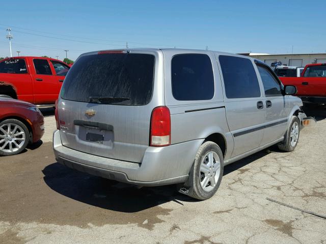 1GNDV03L45D244007 - 2005 CHEVROLET UPLANDER SILVER photo 4