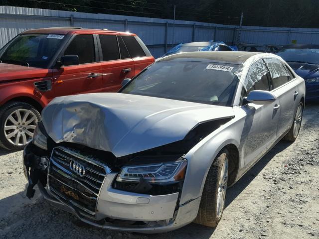 WAU3MAFD5FN009738 - 2015 AUDI A8 L TDI 银色 照片 2
