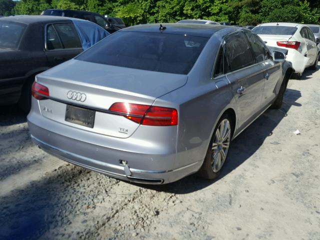 WAU3MAFD5FN009738 - 2015 AUDI A8 L TDI 银色 照片 4