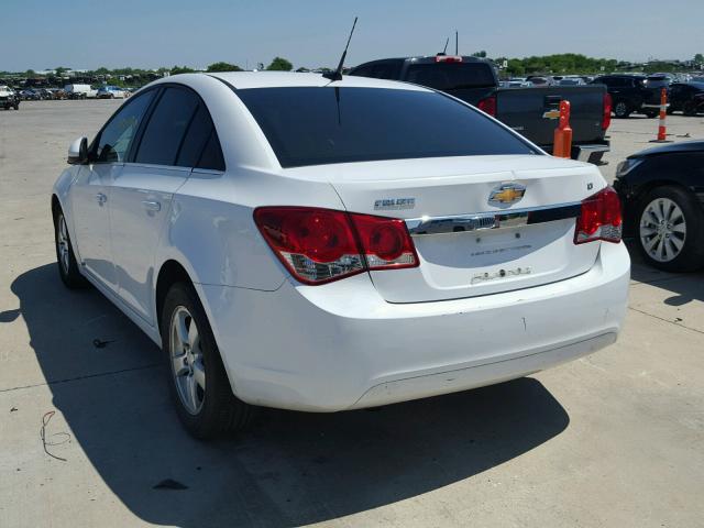 1G1PF5SC8C7243576 - 2012 CHEVROLET CRUZE LT WHITE photo 3