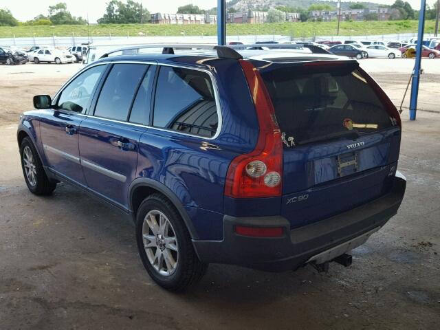 YV4CZ852861277524 - 2006 VOLVO XC90 BLUE photo 3