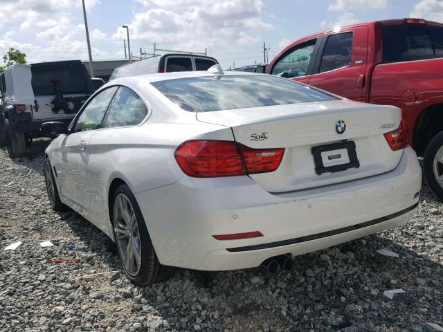 WBA4R7C53HK679766 - 2017 BMW 430I WHITE photo 3