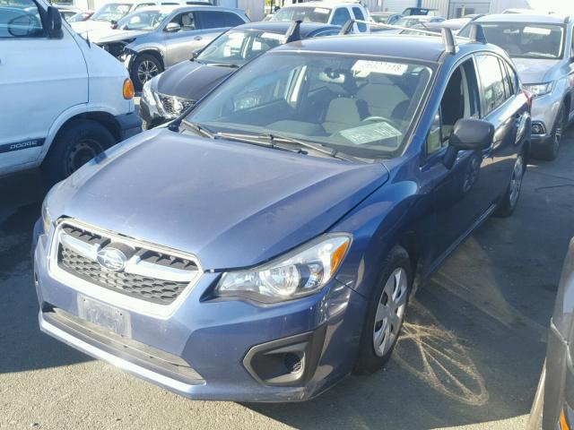 JF1GPAA66DH210215 - 2013 SUBARU IMPREZA BA BLUE photo 2