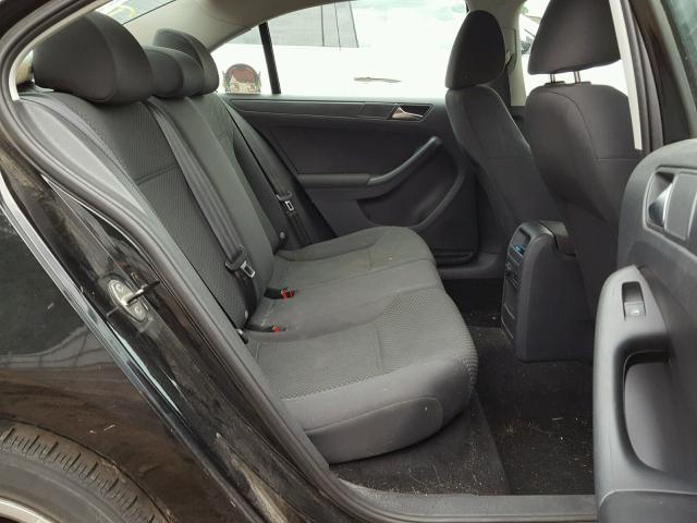 3VW2K7AJ8CM346802 - 2012 VOLKSWAGEN JETTA BASE 黑色 照片 6
