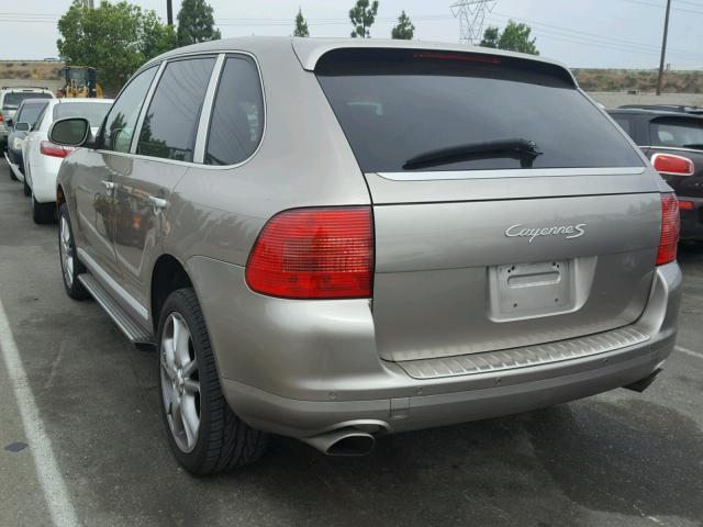 WP1AB29P15LA62473 - 2005 PORSCHE CAYENNE S TAN photo 3