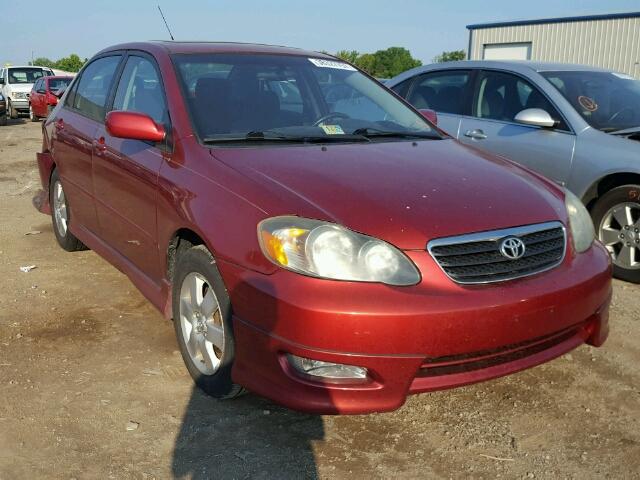 2T1BR32E95C470453 - 2005 TOYOTA COROLLA CE RED photo 1