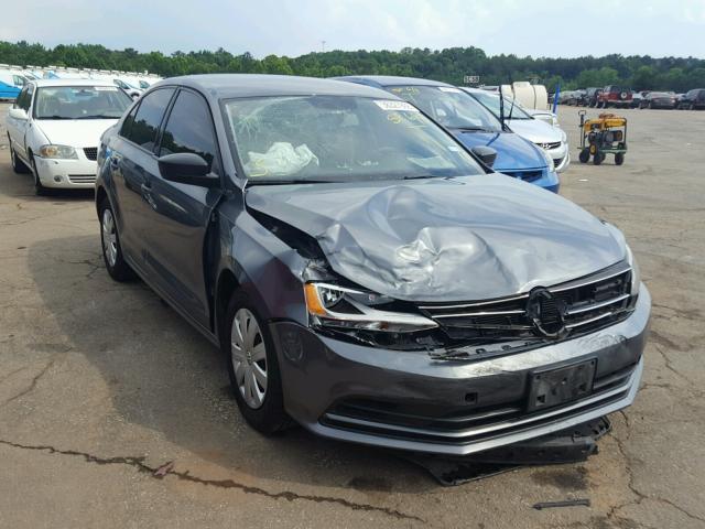 3VW1K7AJ7FM304363 - 2015 VOLKSWAGEN JETTA BASE 灰色 照片 1