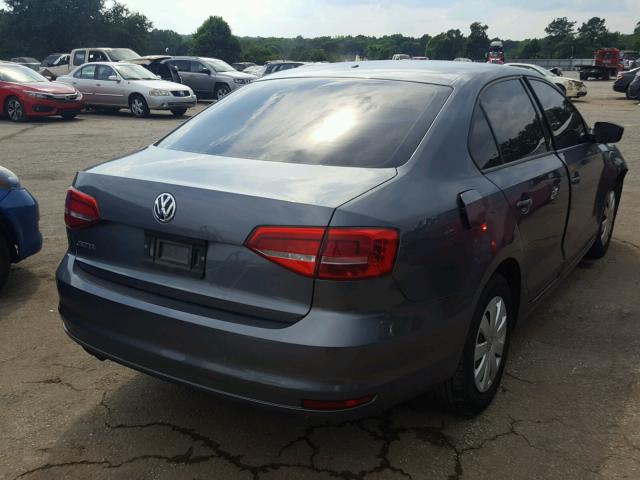 3VW1K7AJ7FM304363 - 2015 VOLKSWAGEN JETTA BASE 灰色 照片 4