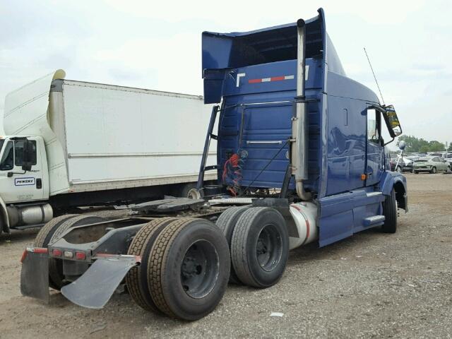 4V4NC9GH27N480461 - 2007 VOLVO VN VNL BLUE photo 4