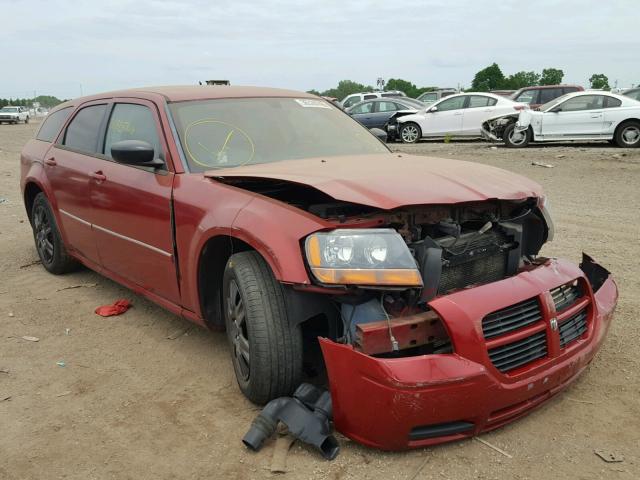 2D8FV47T07H607588 - 2007 DODGE MAGNUM SE RED photo 1