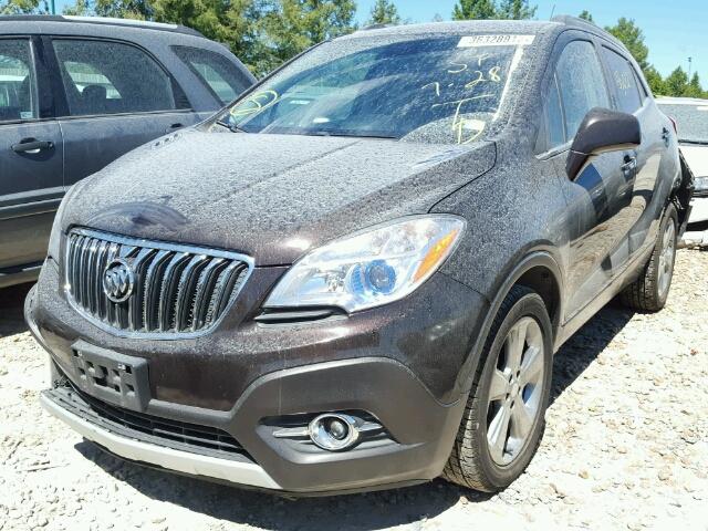 KL4CJBSB9DB085932 - 2013 BUICK ENCORE CON BROWN photo 2