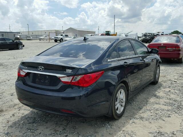 5NPEB4AC4CH448118 - 2012 HYUNDAI SONATA GLS BLUE photo 4