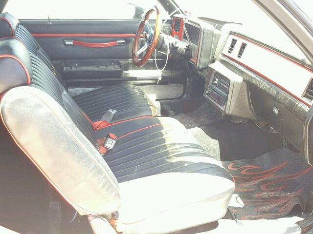 1GCCW80H0DR100424 - 1983 CHEVROLET EL CAMINO BLACK photo 5