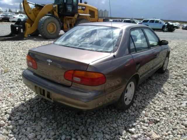 1Y1SK5286XZ446223 - 1999 CHEVROLET GEO PRIZM 棕色 照片 4