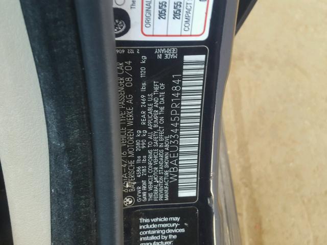 WBAEU33445PR14841 - 2004 BMW 325XI Azul foto 10