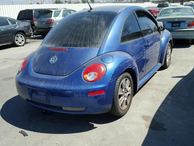 3VWPG31C48M508384 - 2008 VOLKSWAGEN NEW BEETLE BLUE photo 4