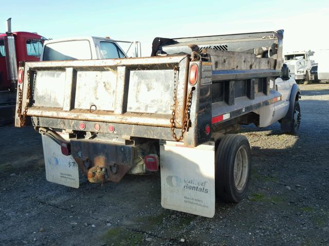 1FDAF56P15EC57033 - 2005 FORD F550 SUPER WHITE photo 4