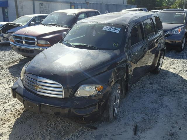 3GNCA13D48S713946 - 2008 CHEVROLET HHR LS BLACK photo 2