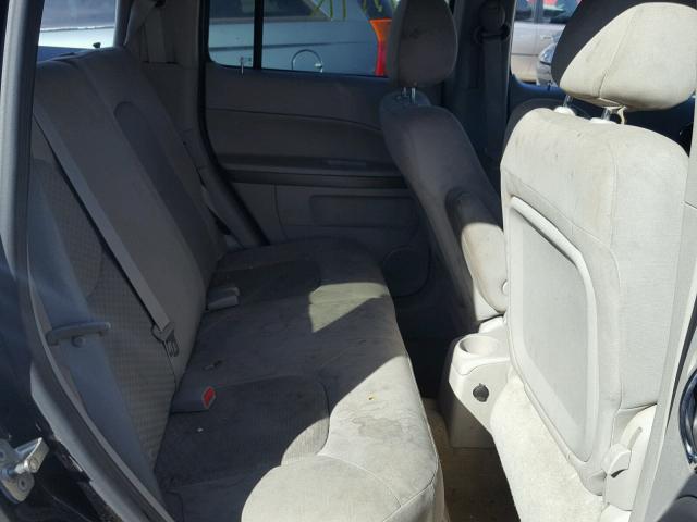 3GNCA13D48S713946 - 2008 CHEVROLET HHR LS BLACK photo 6