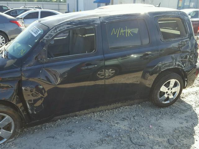 3GNCA13D48S713946 - 2008 CHEVROLET HHR LS BLACK photo 9