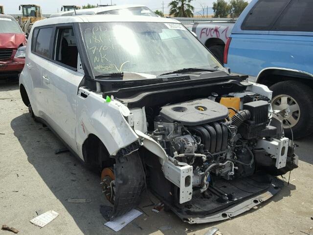 KNDJP3A5XE7017186 - 2014 KIA SOUL + WHITE photo 1