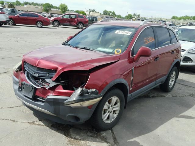 3GSDL43N09S596843 - 2009 SATURN VUE XE RED photo 2