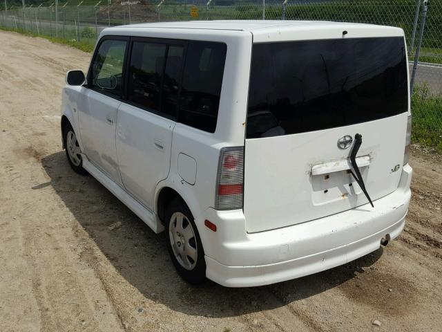 JTLKT324364042153 - 2006 TOYOTA SCION XB თეთრი ფოტო 3