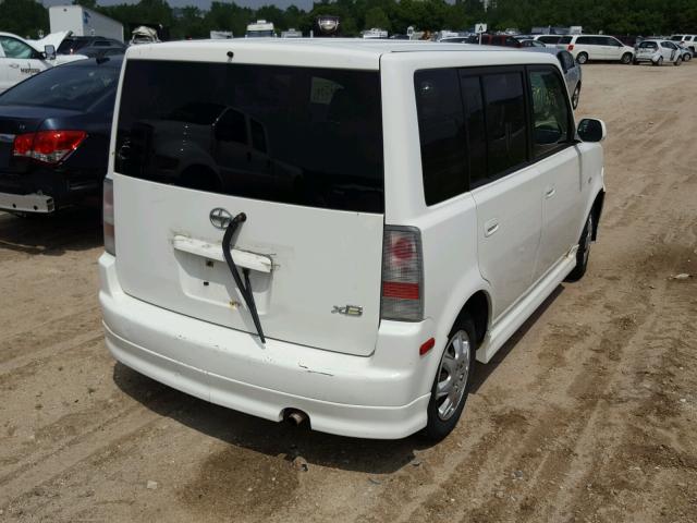 JTLKT324364042153 - 2006 TOYOTA SCION XB თეთრი ფოტო 4