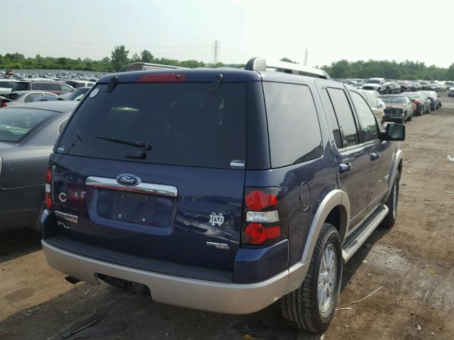 1FMEU74E17UB38914 - 2007 FORD EXPLORER E BLUE photo 4